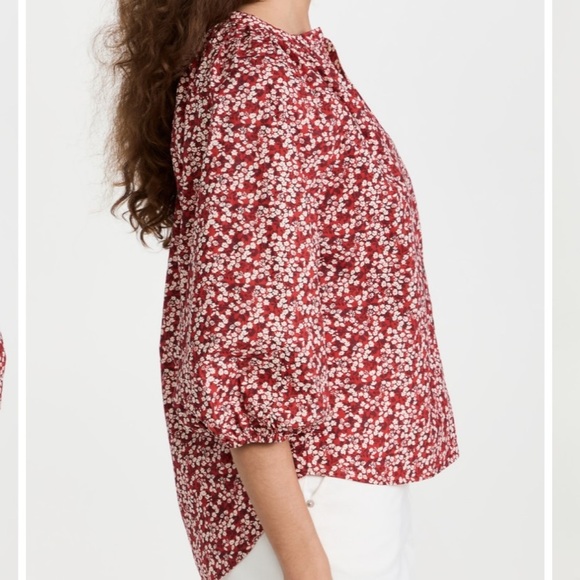 A piece apart red floral top, mitte top - Picture 7 of 7